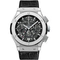 Hublot Black Skeleton Watch