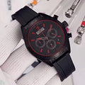Tudor Black Shield Red