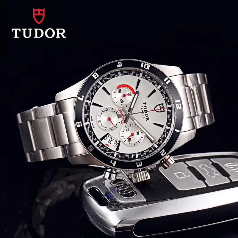 Tudor Grantour Chrono Silver