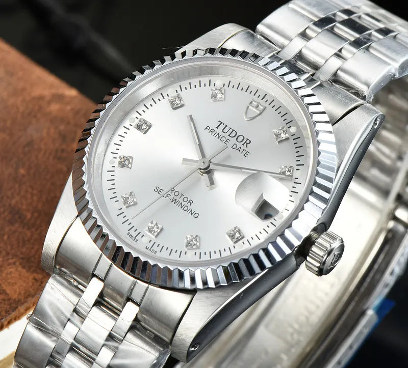 Tudor Prince Date Silver Diamond Dial