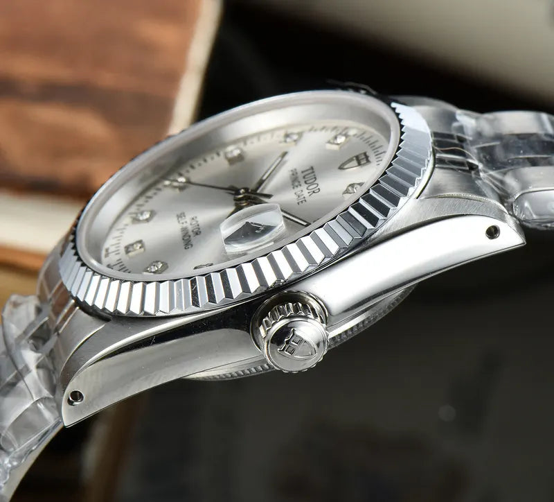 Tudor Prince Date Silver Diamond Dial - Hình 2