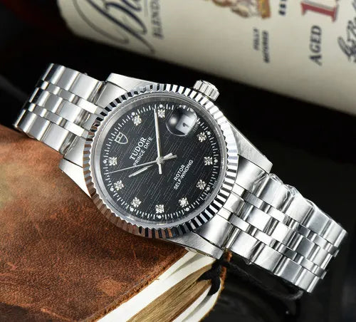 Tudor Prince Date Silver Diamond Dial - Hình 4