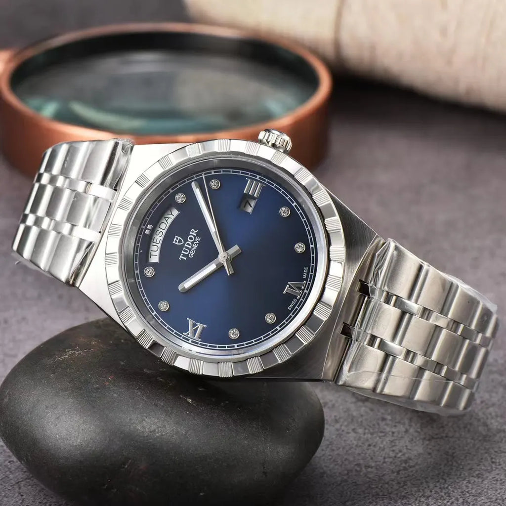 Tudor Royal Blue Dial stainless - Hình 3