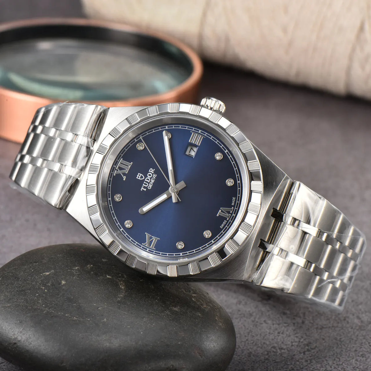 stainless Tudor Royal Blue Dial - Hình 2