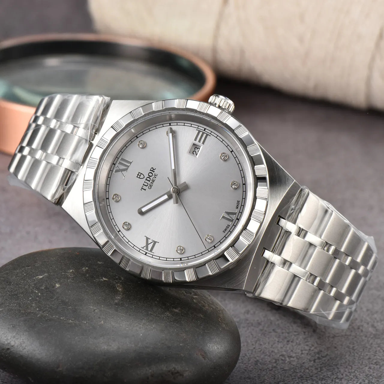 Tudor Royal Silver Diamond