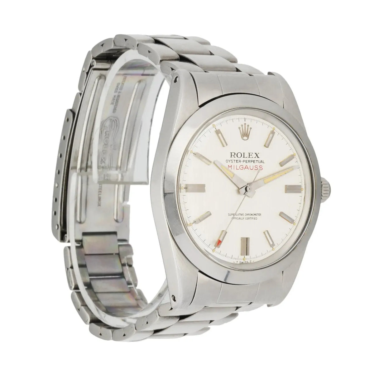 Rolex Milgauss Silver Dial - Hình 3
