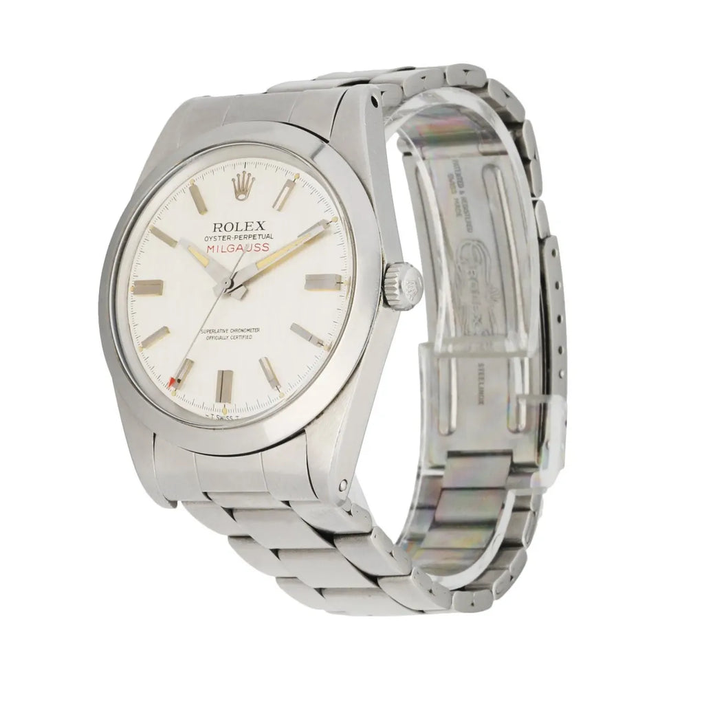 Rolex Milgauss Silver Dial - Hình 2