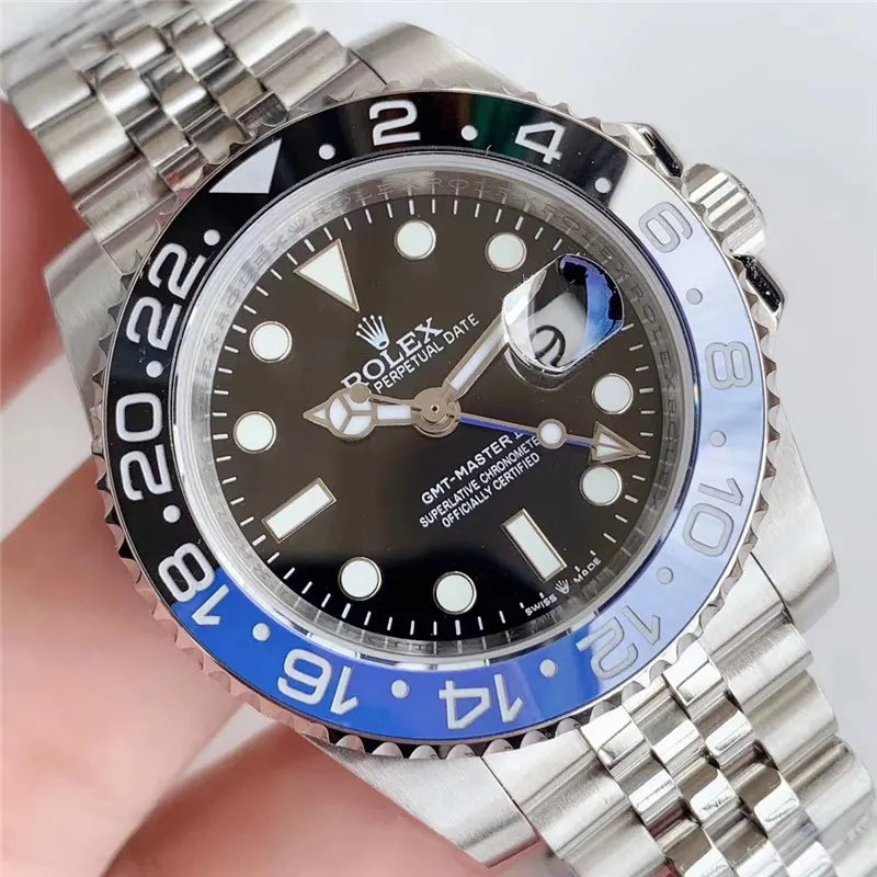 Rolex Batman Blue Bezel - Hình 5