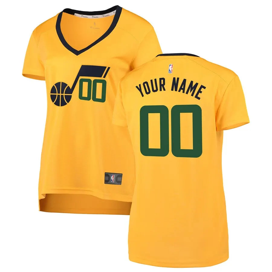 Utah Jazz Gold Jersey Women