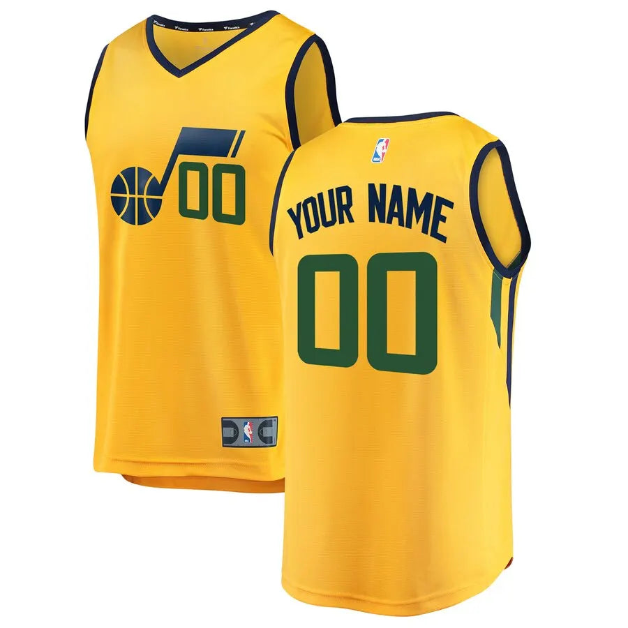 Utah Jazz Gold Jersey