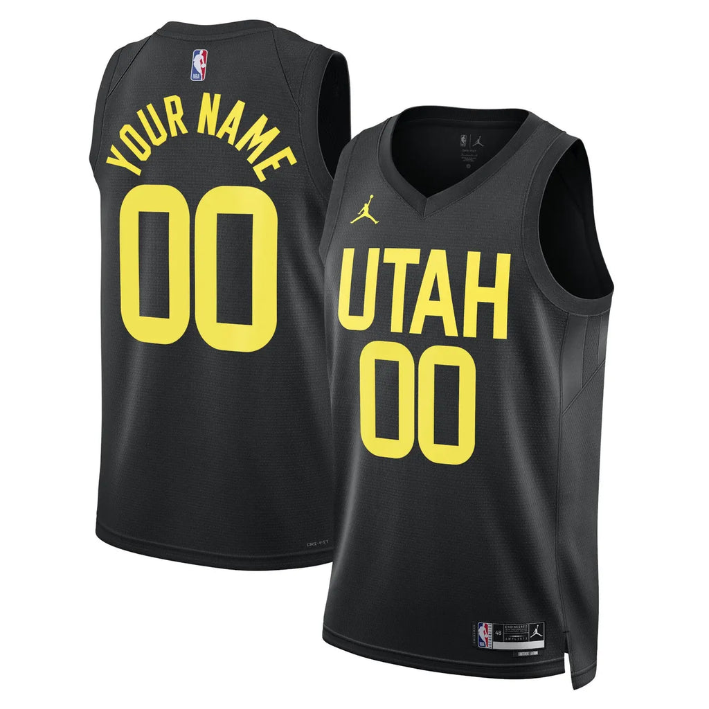 nike Utah Jazz Black Jersey - Hình 2