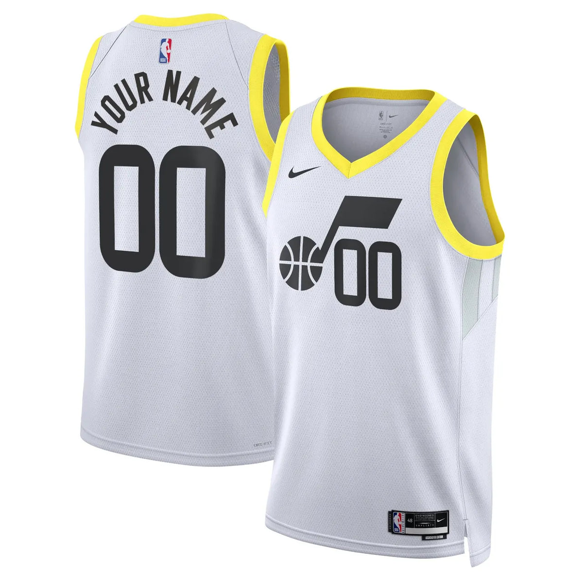 nike Utah Jazz White Jersey