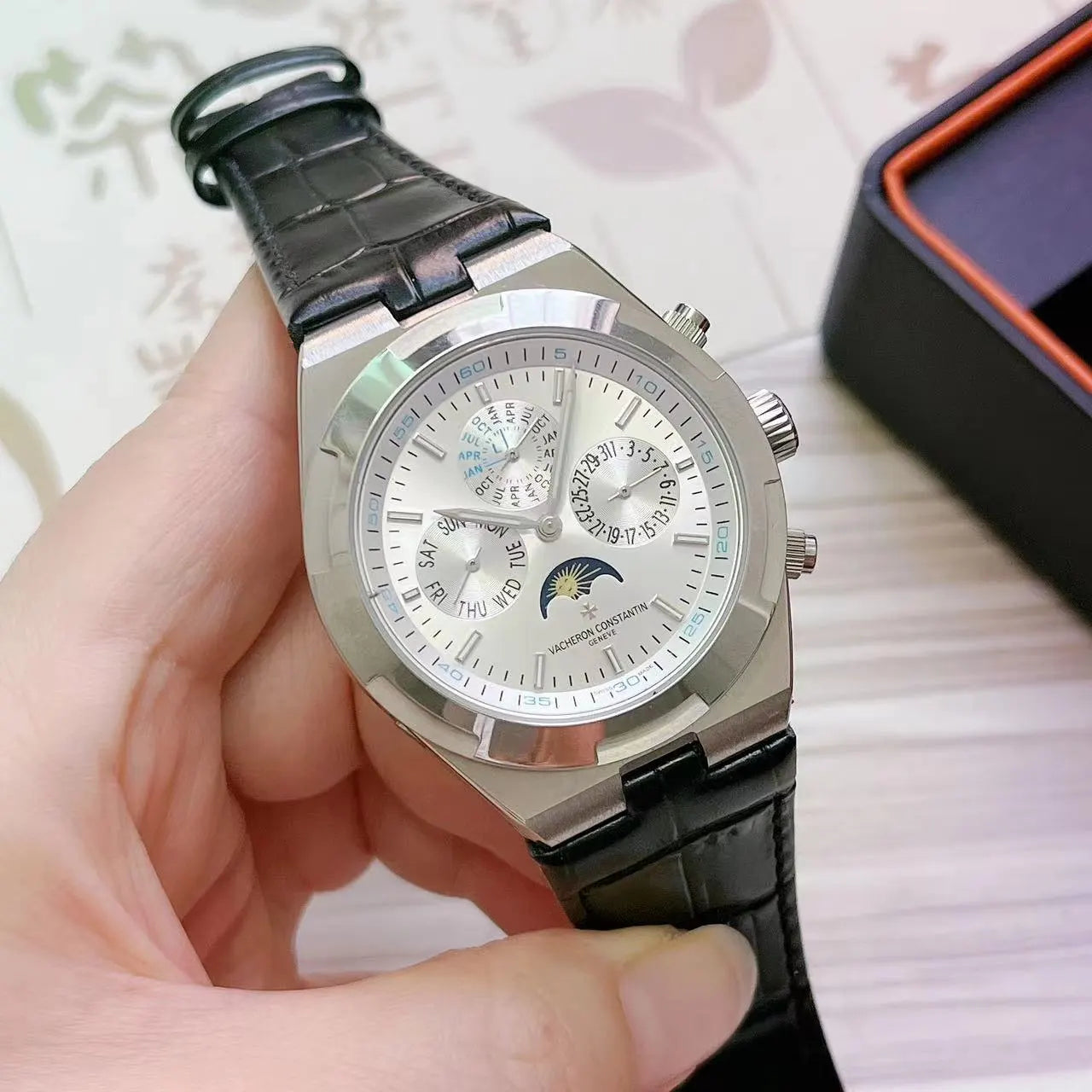 Vacheron Constantin Silver Dial black