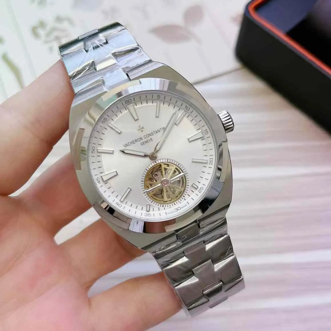 silver Vacheron Constantin Tourbillon