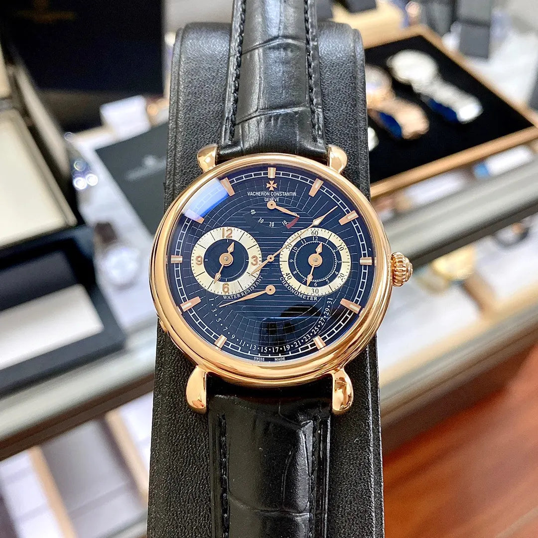 rose Vacheron Constantin Blue Dial