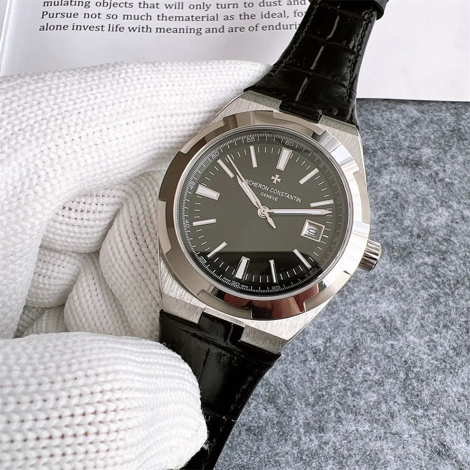 Vacheron Constantin Black Leather - Hình 3