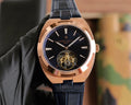 Vacheron Constantin Rose Gold Blue Leather