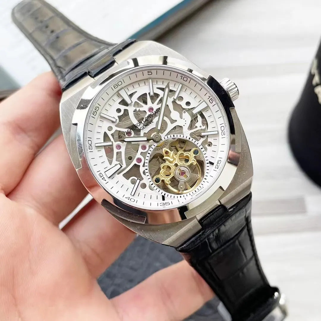 Vacheron Constantin Skeleton Blue - Hình 2