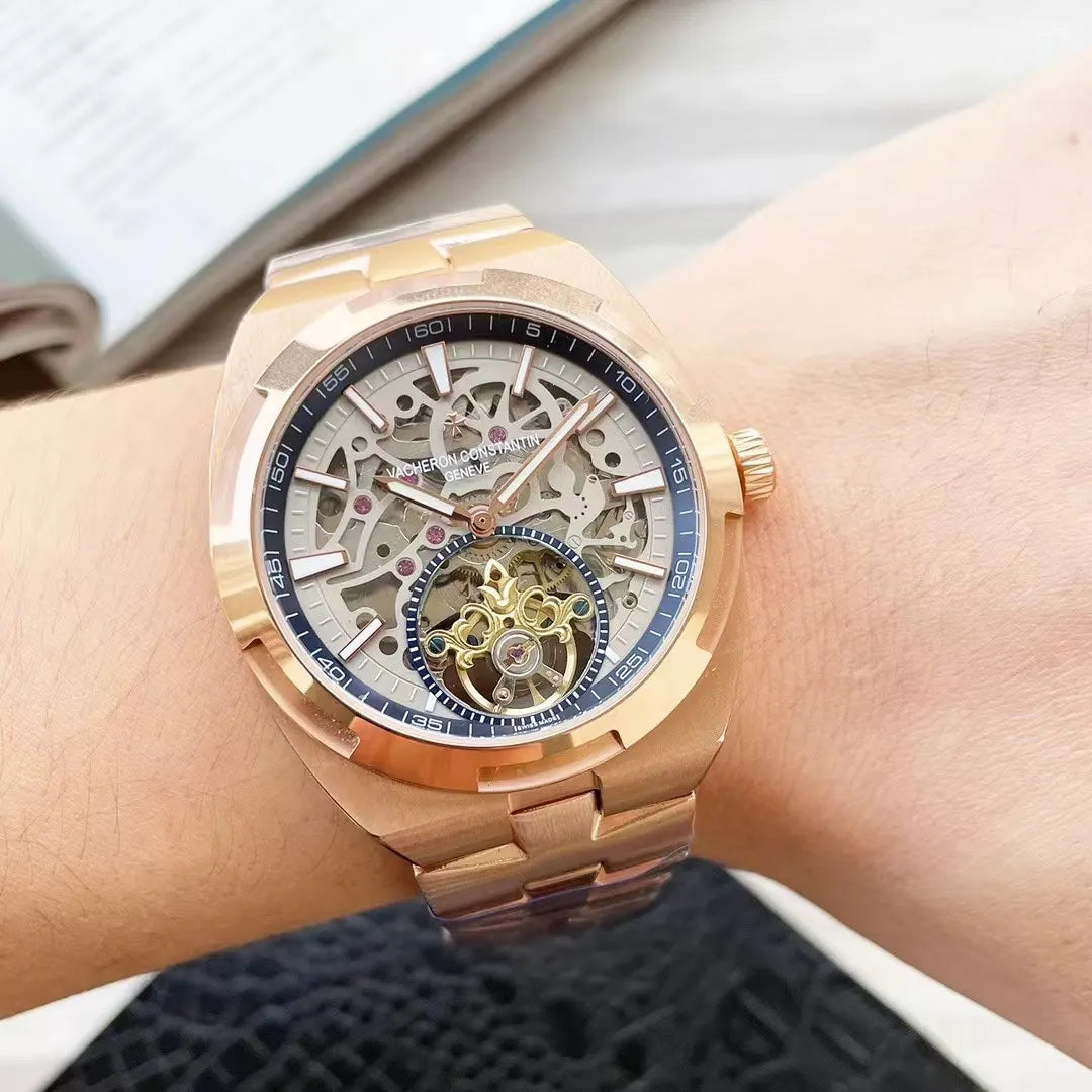 Vacheron Constantin Skeleton Blue - Hình 4