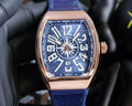 Franck Muller Blue Compass – Rose Gold Case Blue Leather