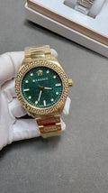 Versace Gold Green Watch