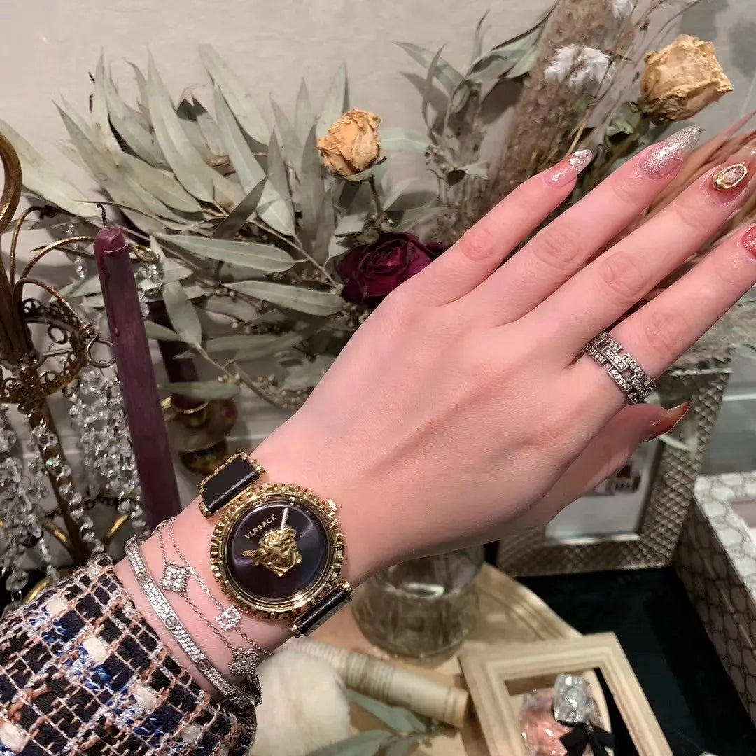 Versace Medusa Black Watch - Hình 4