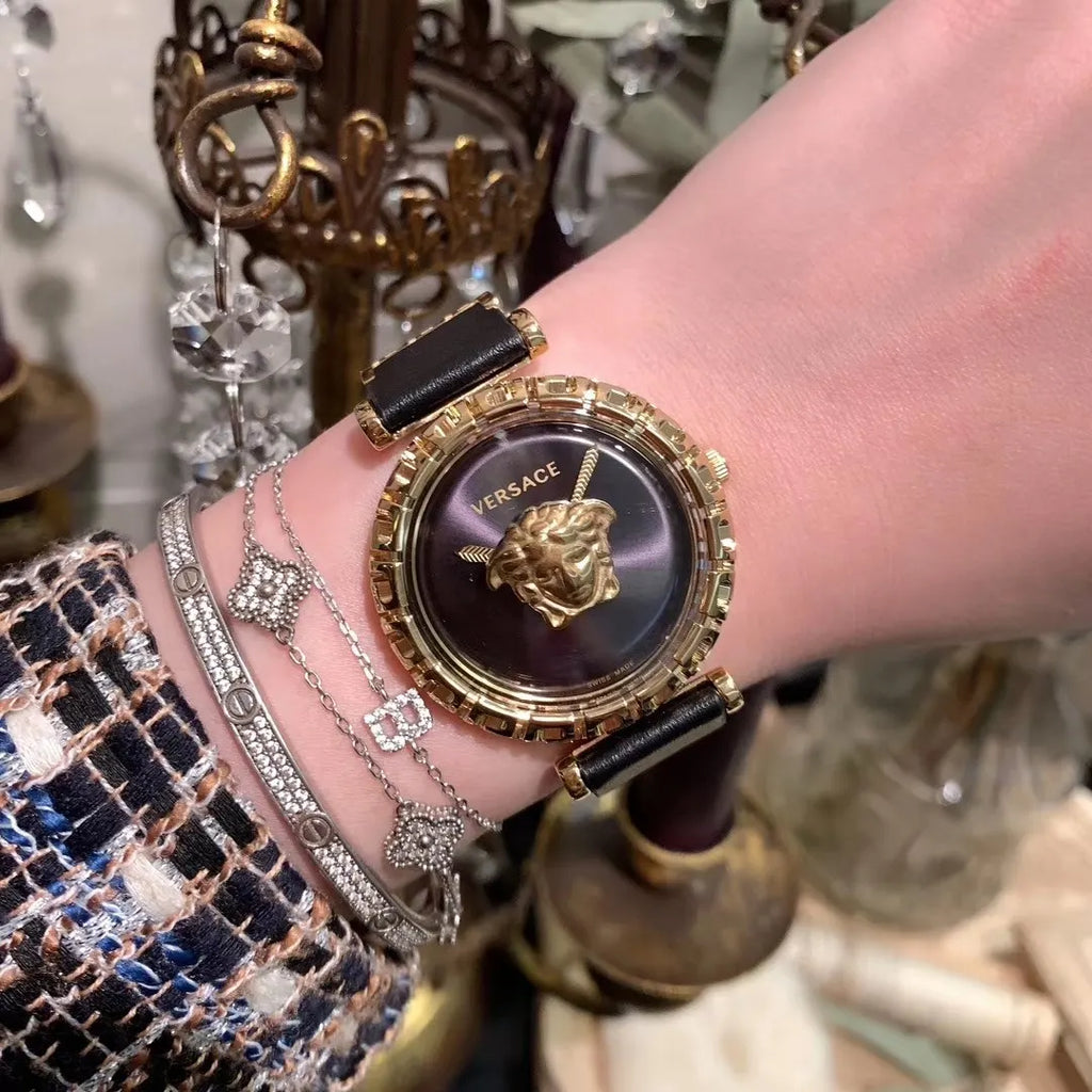 Versace Medusa Black Watch - Hình 6