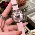 medusa Versace Pink Leather Watch