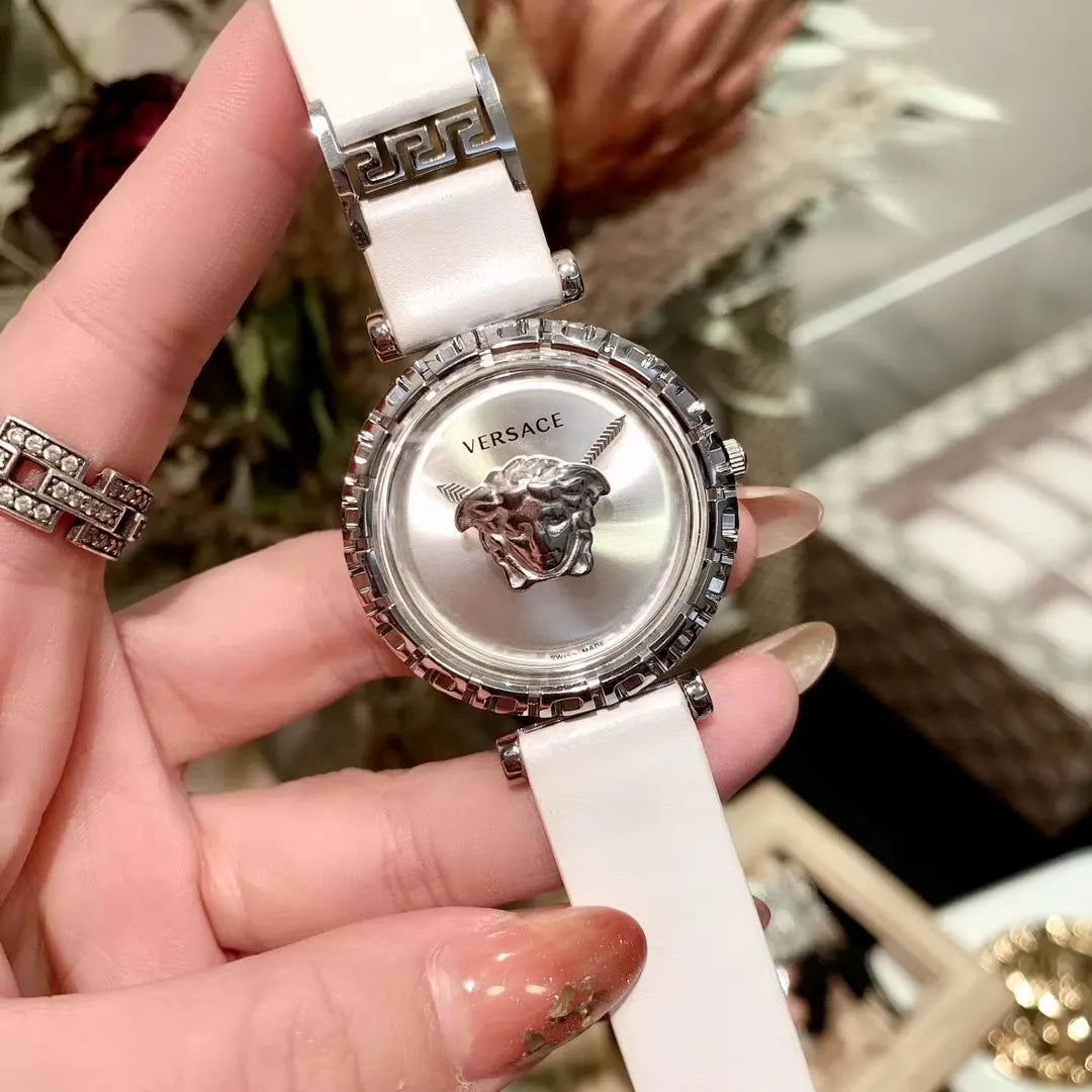 Versace Medusa White Watch