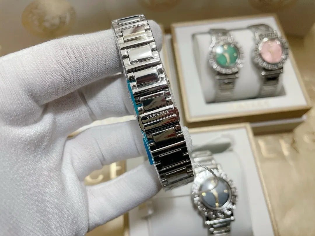 Versace Greca Silver Watch - Hình 2