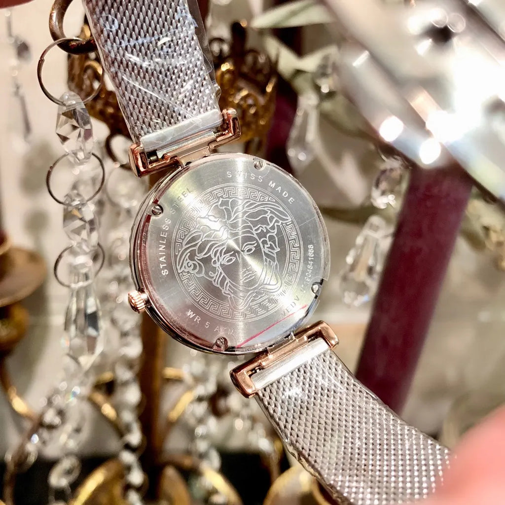 Versace Medusa Silver Dial - Hình 9