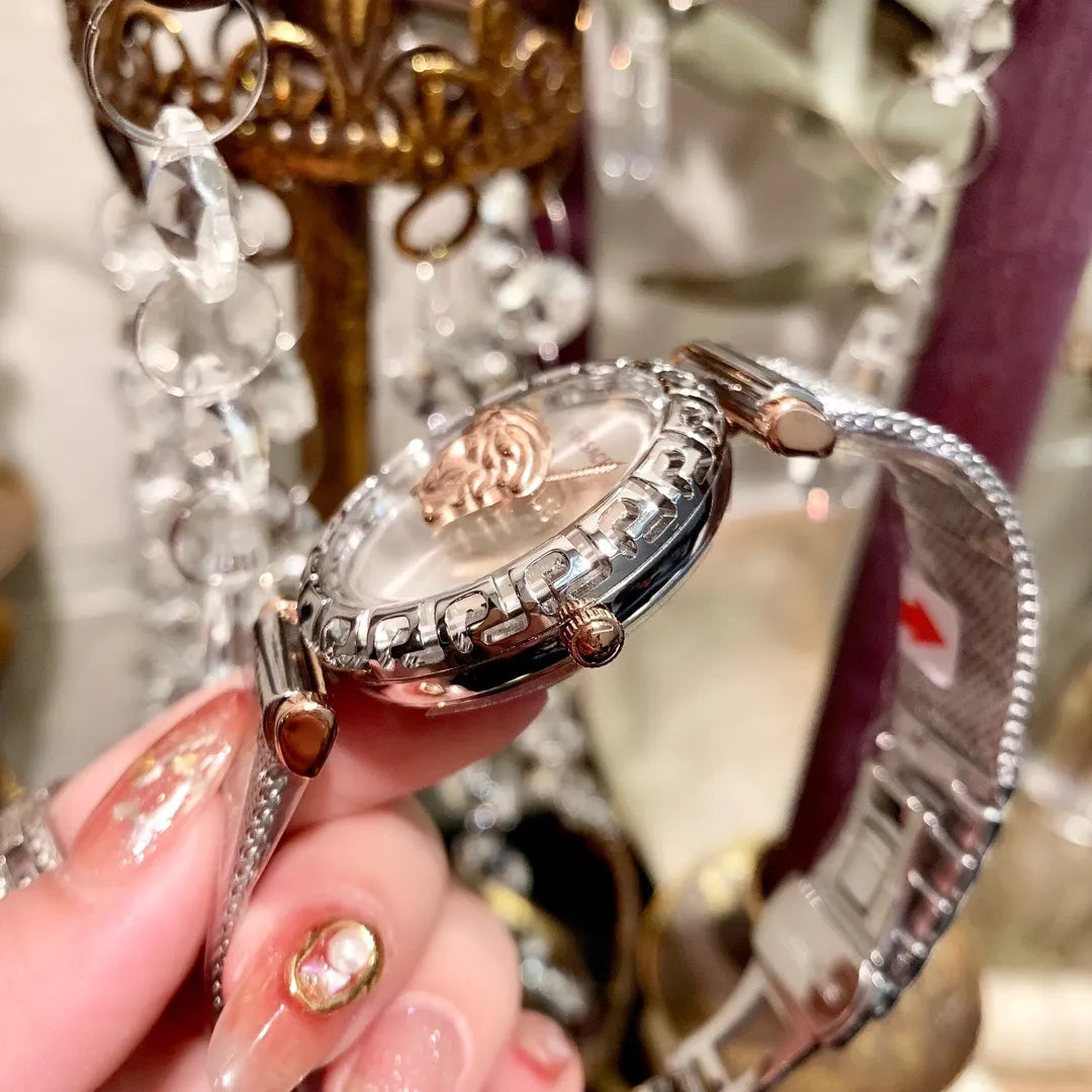 Versace Medusa Silver Dial - Hình 7