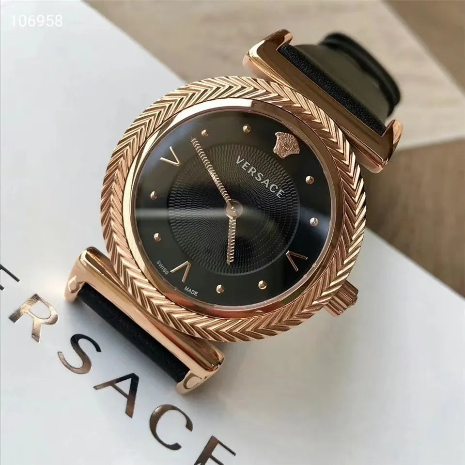 Versace Medusa Black Watch - Hình 5