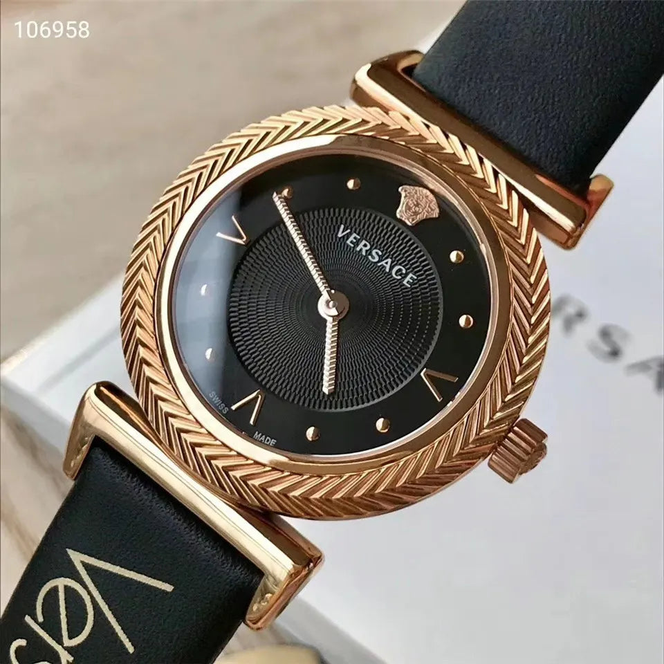 Versace Medusa Black Watch - Hình 4