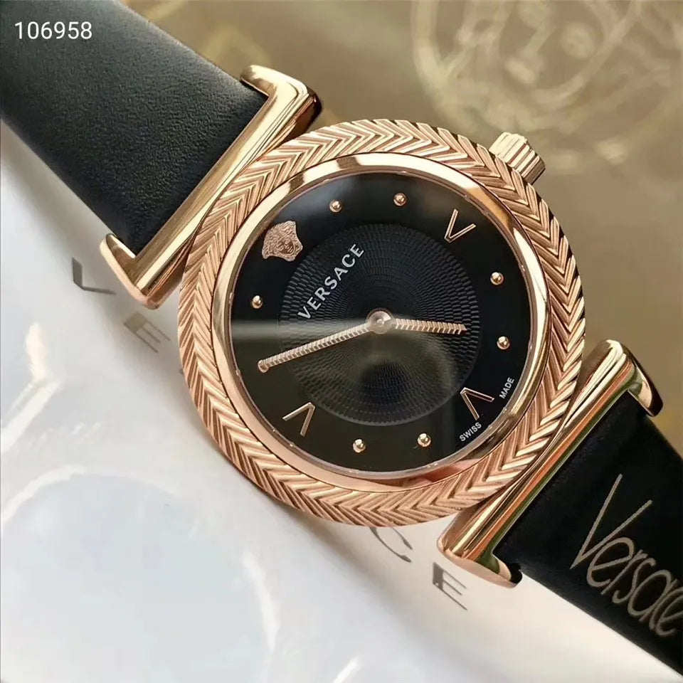 Versace Medusa Black Watch - Hình 3