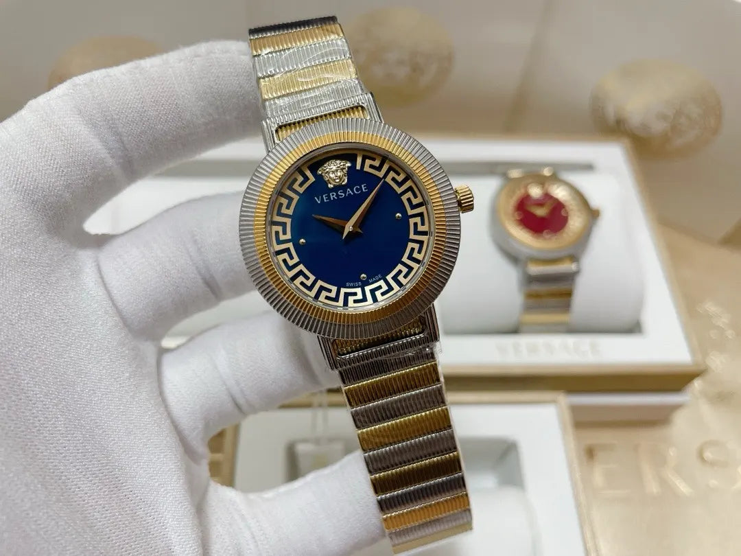 Versace Gold Dial Watch - Hình 4
