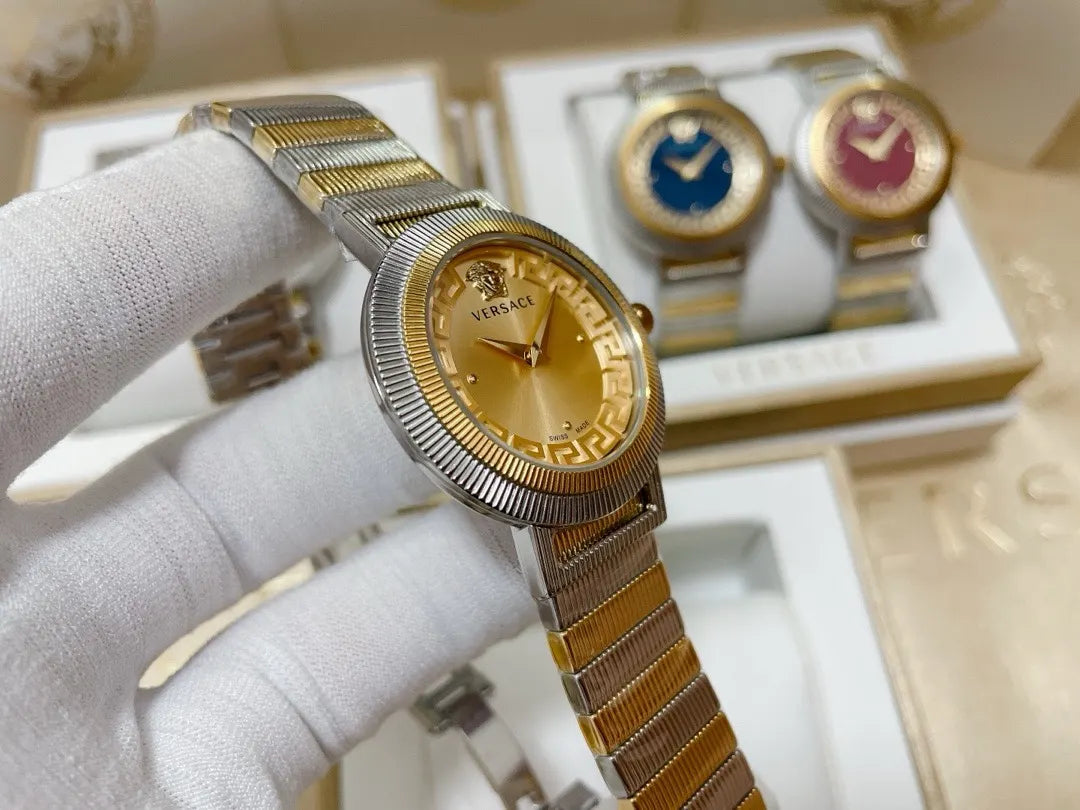 Versace Gold Dial Watch - Hình 3