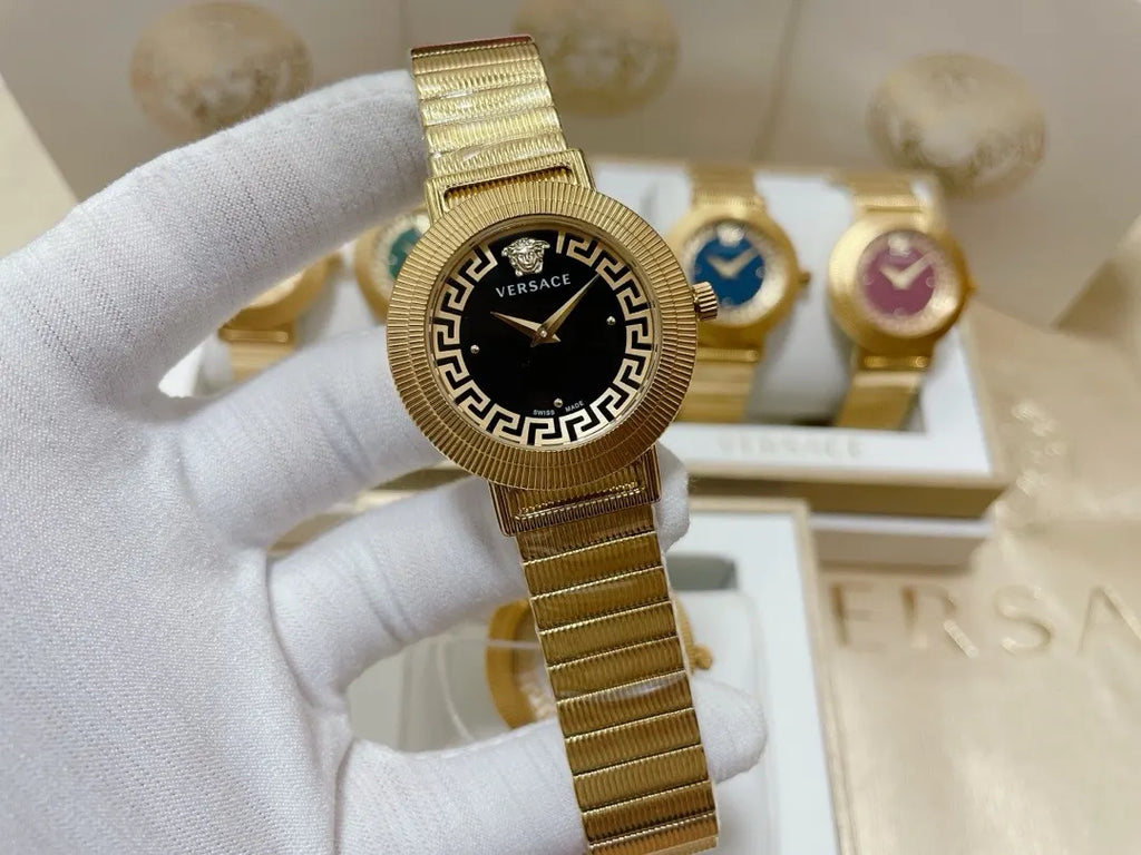 Versace Gold Dial Watch - Hình 13