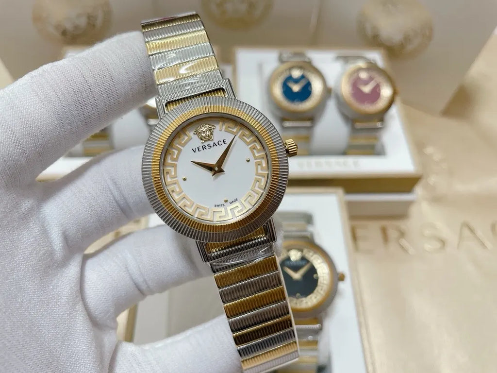 Versace Gold Dial Watch - Hình 7