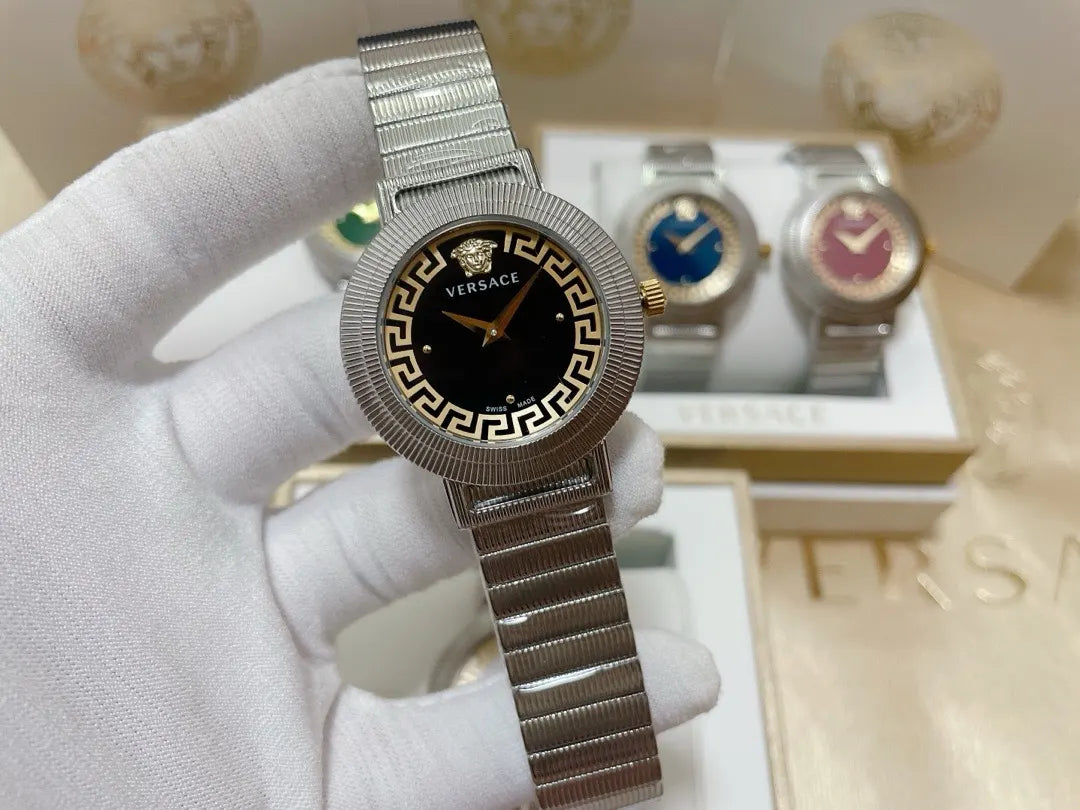 Versace Gold Dial Watch - Hình 20