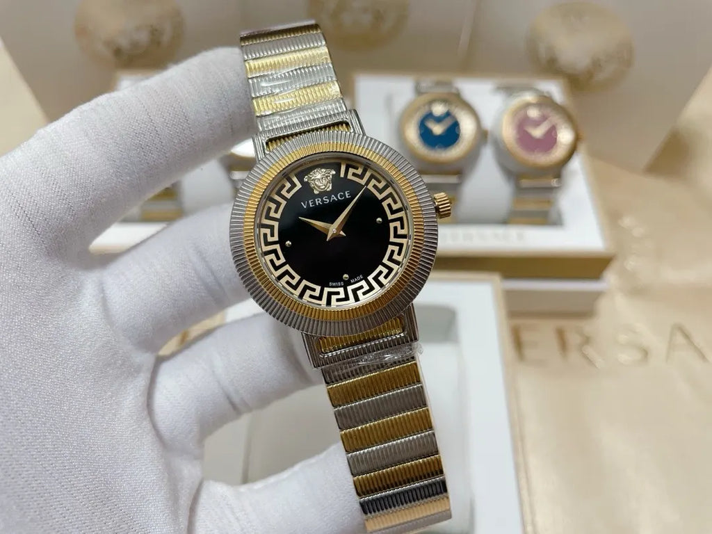 Versace Gold Dial Watch - Hình 6