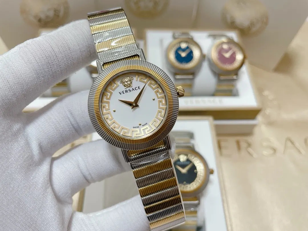 medusa Versace Two-Tone Watch