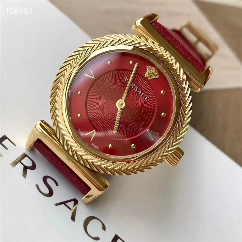 Versace Medusa Red Watch - Hình 6