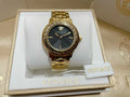 black Versace Greca Gold Watch