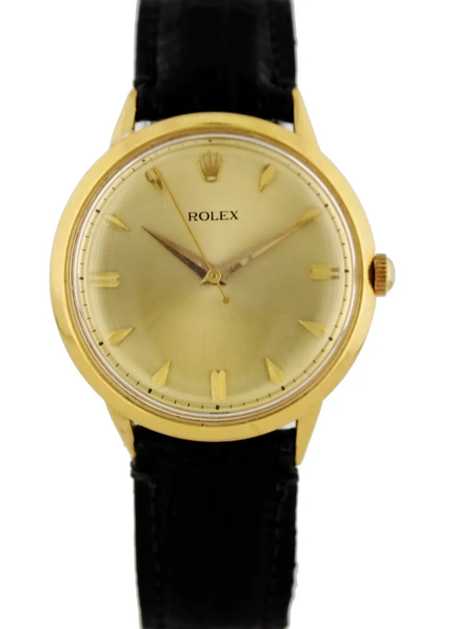 dial Rolex Gold Vintage Watch - Hình 2