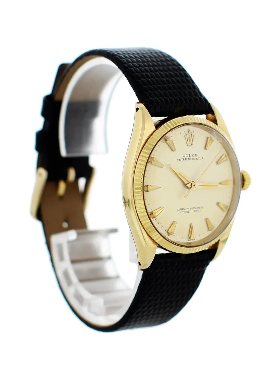 Rolex Gold Black Fabric - Hình 6