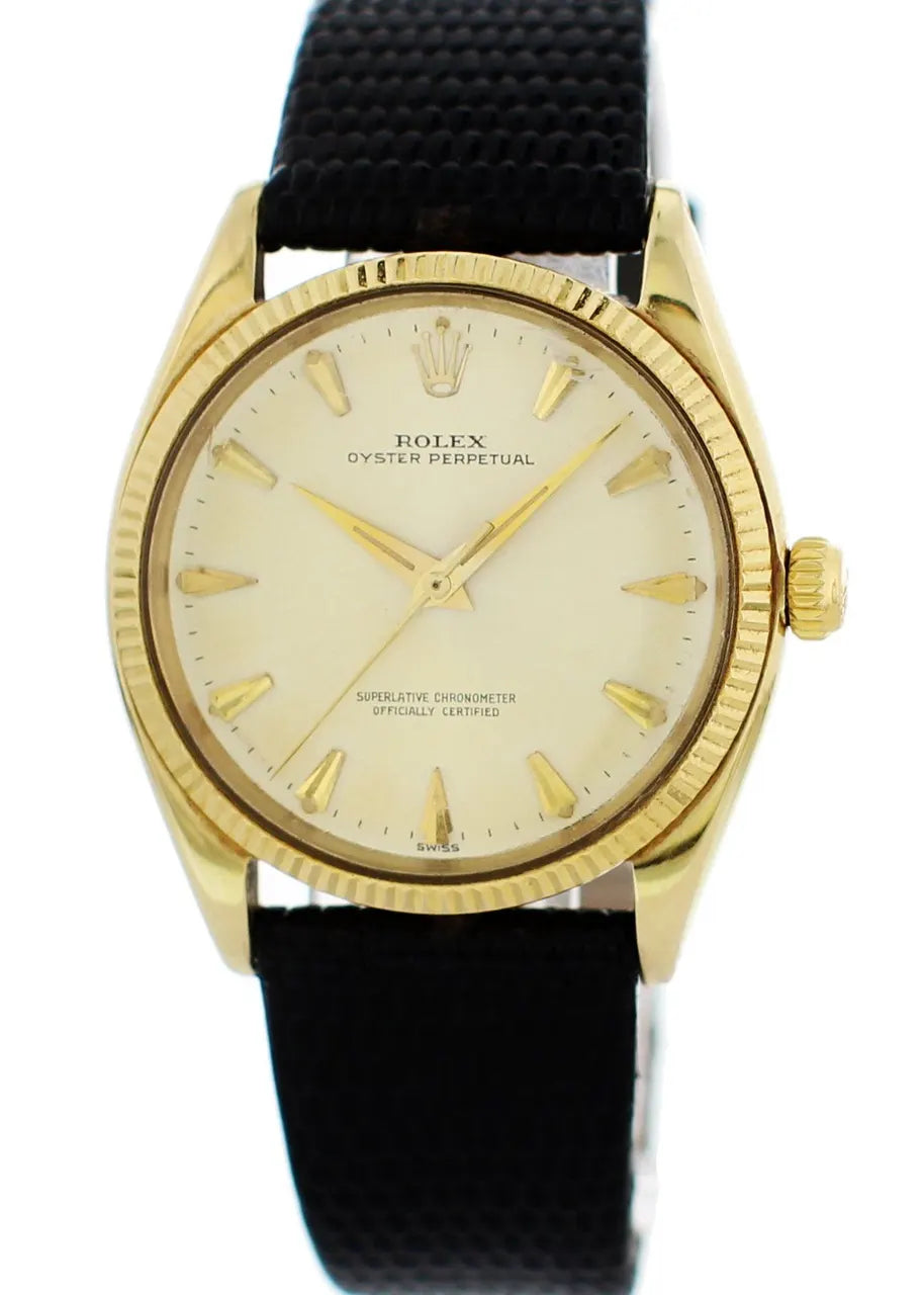Rolex Gold Black Fabric - Hình 3