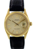 Rolex Gold Vintage Leather