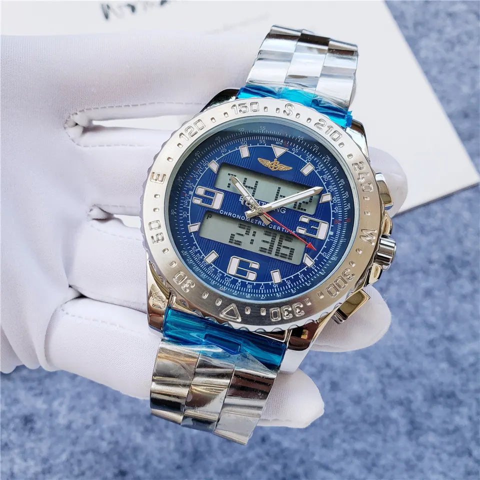 Breitling Blue Dial Chronograph