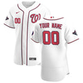Nationals White Custom Jersey nike personalized